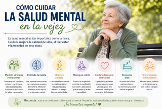 Cómo cuidar la salud mental en la vejez